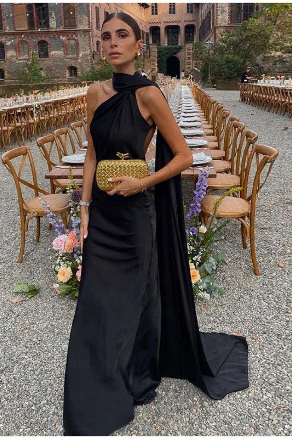 Aurelia | Women Halter Neck Sleeveless Maxi Wedding Guest Dress