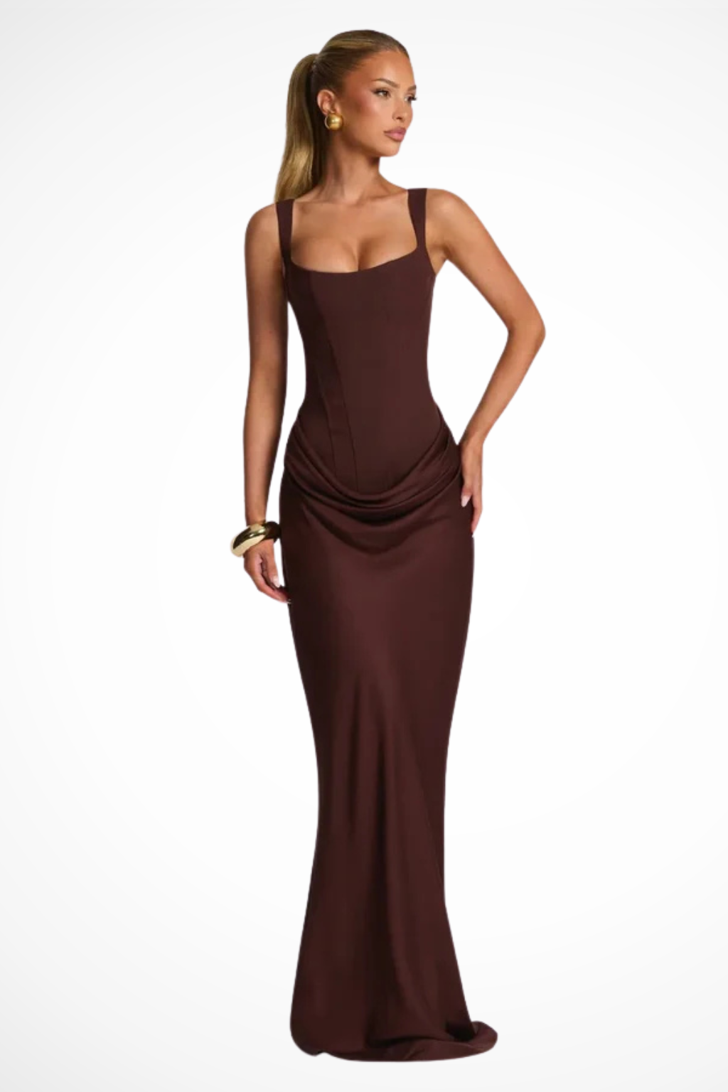Matilda | Women’s Sleeveless Bodycon Maxi Evening Wedding Guest Dress